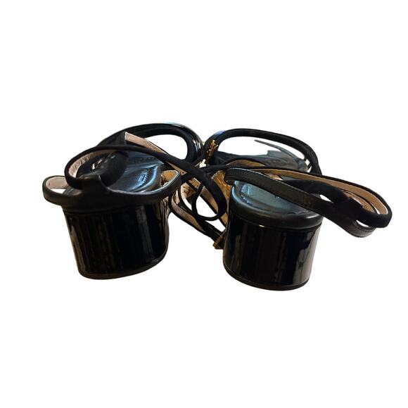 Louise et Cie LO Bimo Black Strappy Platform Sandals Size 5.5 - Picture 8 of 11